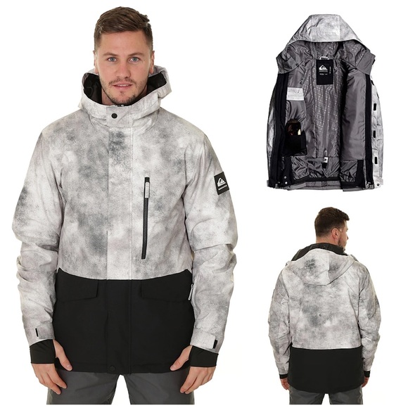 Quiksilver Other - Quiksilver Mission Printed Block Snow Jacket